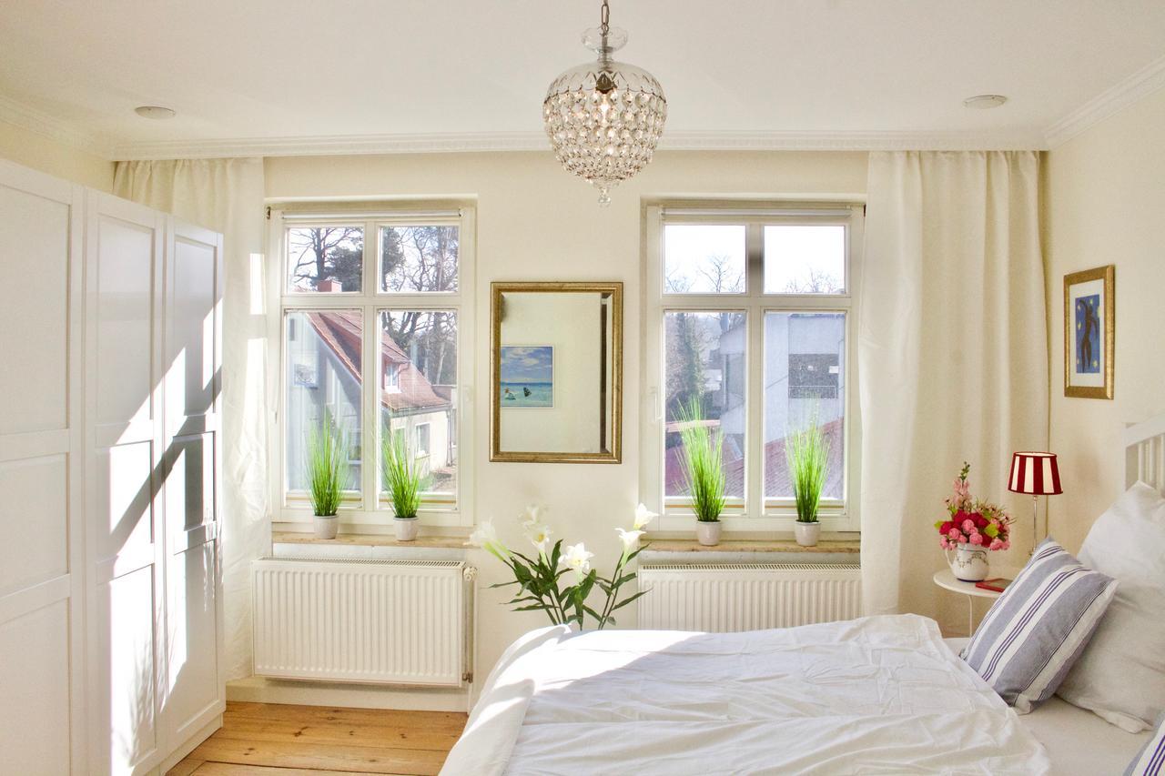 Strandnahe Fewo Mit 3 Schlafzimmern Und Balkon, Villa Vergissmeinnicht 02, Binz Kültér fotó